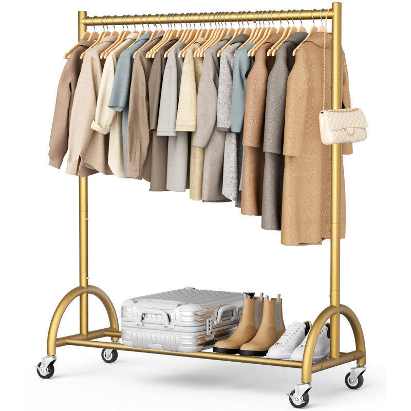 Porte-vêtements robuste avec roulettes