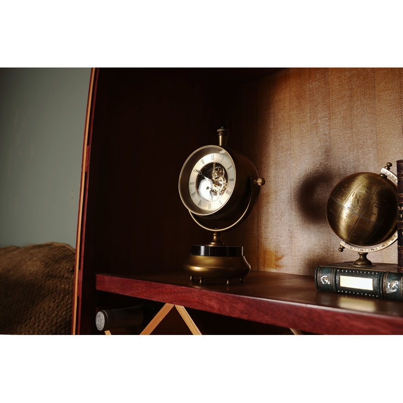 Mechanical Clock in Brown