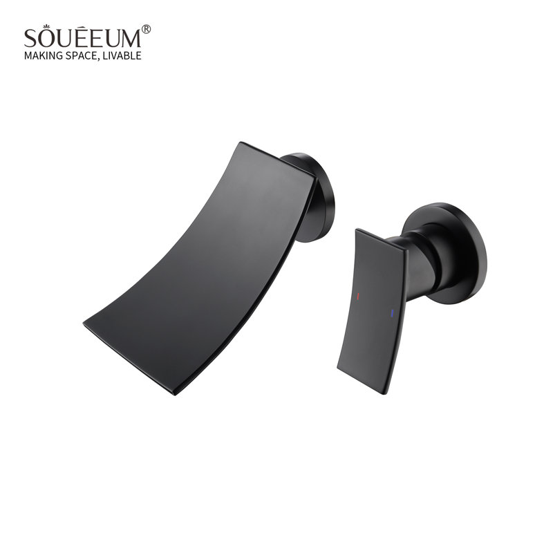 Single-handle Bathroom Faucet, Matte Black