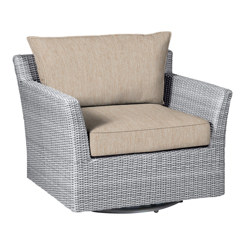 Fauteuil oscillant tissé Club - Huître, Welt, InsideOut® Rollo ‑ lin crème, Huître
