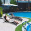 Chaise longue inclinable 66,9 po Tarazon-1176847674