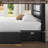 Avelle Vegan Leather Metal Platform Storage Bed with Drawers and Built-In USB Ports-866905213-866769617