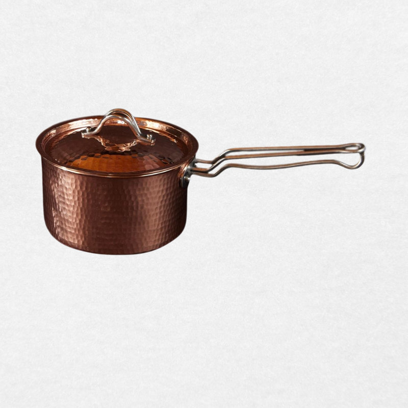 Copper Saucepan 1.5 Quart And 2.5 Quart, 2.5 quart