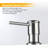 Sink mount Soap Dispenser with Straight Nozzle-106715158