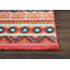 Tapis orange de style sud-ouest Pittsfield-1155750544