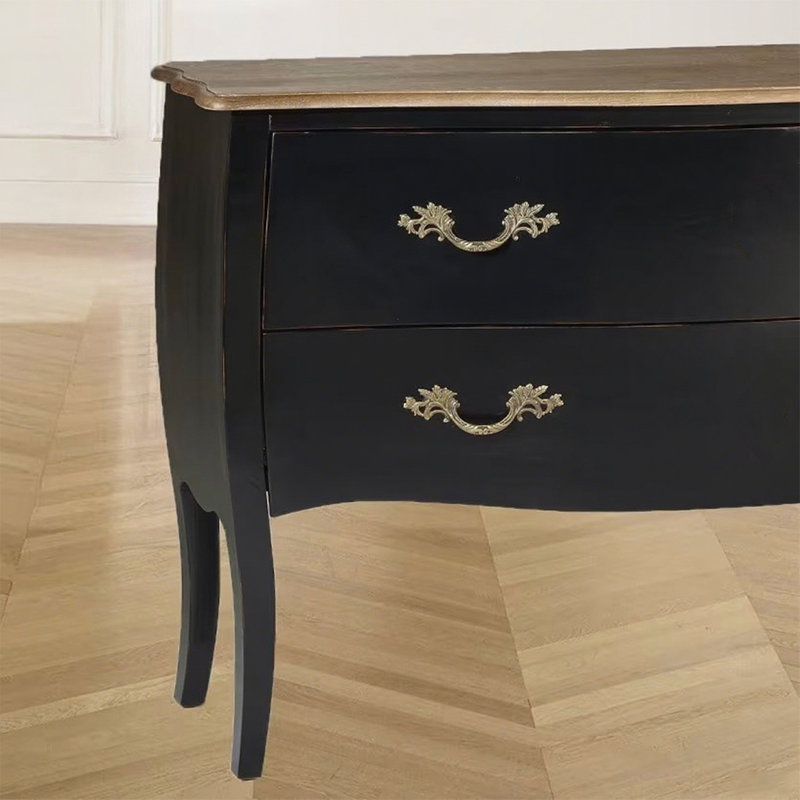 Console rétro avec tiroirs