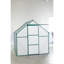 Serre extérieure 6 x 8 pi - Base galvanisée et panneau en polycarbonate pour une construction de performance durable Toit réglable Conditions de plantation optimales-131471134