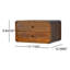 Table de chevet en bois massif Arlea