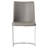 Chromium 18.1'' H Faux Leather Upholstered Metal Side Chair-908098581