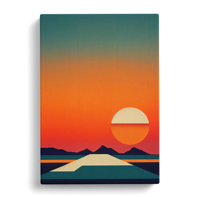 Nevia Sunset Minimalism Vol.3 - Wrapped Canvas