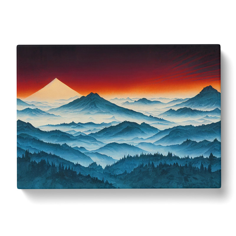 Seductive Mountain Forest - Wrapped Canvas, 35cm H x 50cm W x 3cm D