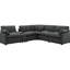 6 modulaires modulaires inclinables électriques gris foncé pour se détendre et se ranger avec un plateau-coussin