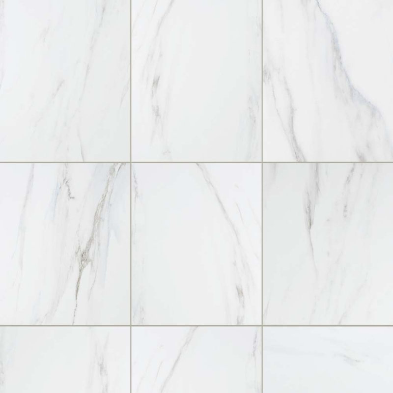 Minerva 10" x 13" Marble Look Glossy Ceramic Wall Tile