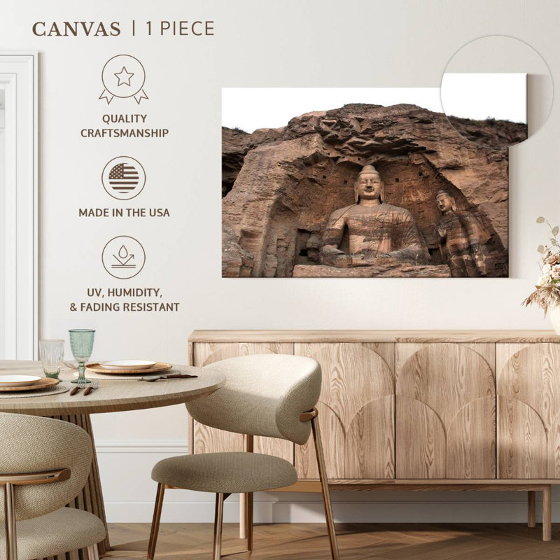 Bouddha géant Javetta Shanxi, H 32 po x l 48 po