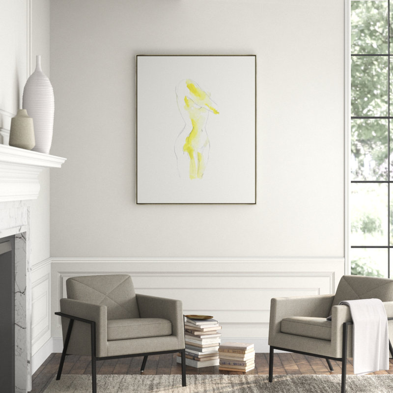 Spotlight On I Print by Helen Parker, 51.5" H x 41.5" W x 1.5" D, Image Brush Gel