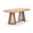 Lido Modern Oval 72" Dining Table with Slatted Base-161502893