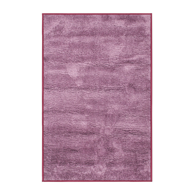 Tapis mauve contemporain, Rectangle 4 pi x 6 pi