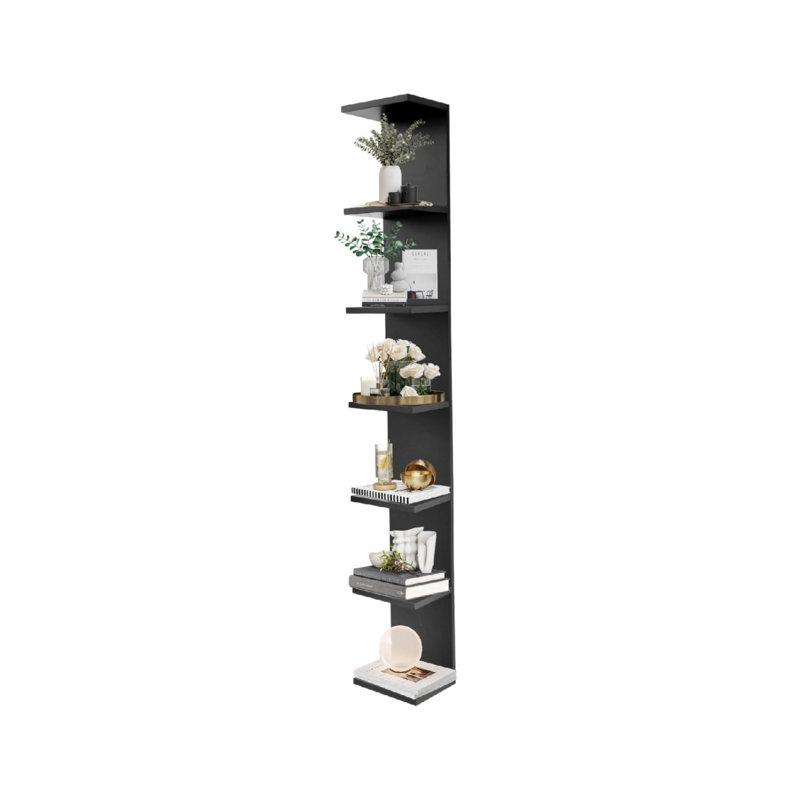 Wood Wall Organizer, Black