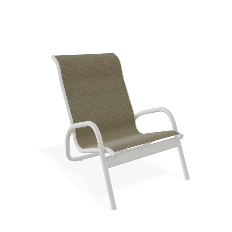 Gardenella Patio Chair, Elevation Stone, Snow