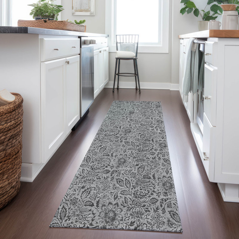 Fareham Washable Floral Indoor / Outdoor Rug, Runner 2'3" x 7'6"