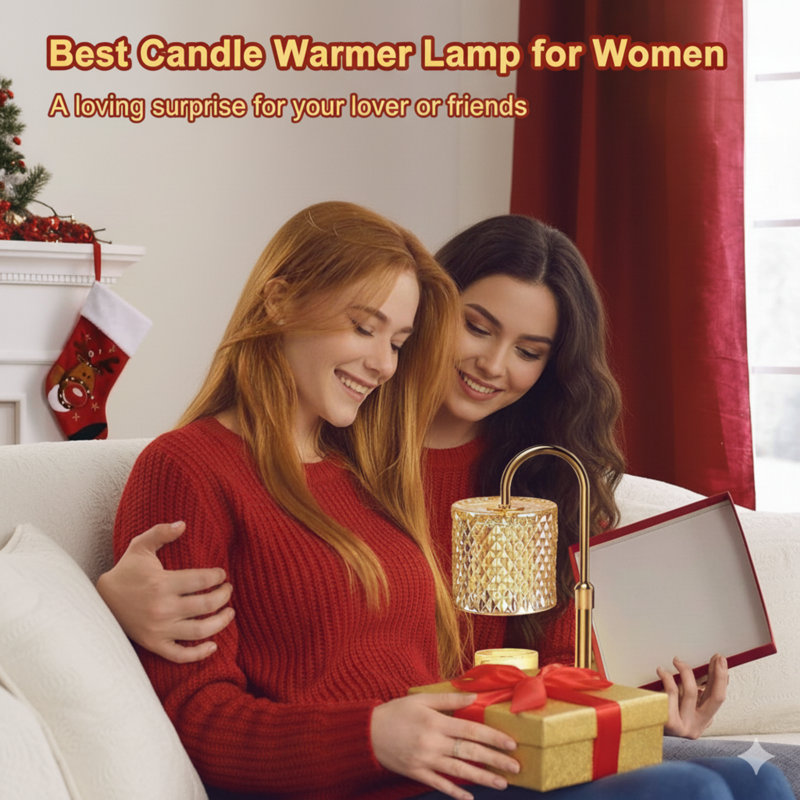 Candle Warmer Lamp With Timer, Candle Lamp With Dimmer, Wax Warmer Height Adjustable For Home Decor, Wax Melt Warmer For Scented Candles