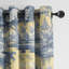 Giverny Toile Cotton Grommet Drapery Panel Pair-1749112419