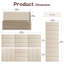 Panneau mural peler et coller avec compression en similicuir-98674314-98674315