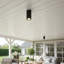UltraBeam Round Black Outdoor Surface Mounted Ceiling Downlight - IP65 Waterproof-686963647