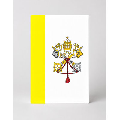 Vatican City Flag — Holy See Papal Emblem Canvas Wall Art