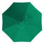 Parasol de patio gris 11 pi avec manivelle en aluminium nervuré Sunbrella Aztec Spectrum-1333245107