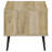 Square Side End Table with Storage Shelf