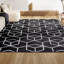 Tapis noir / blanc Mashawna-1514162536