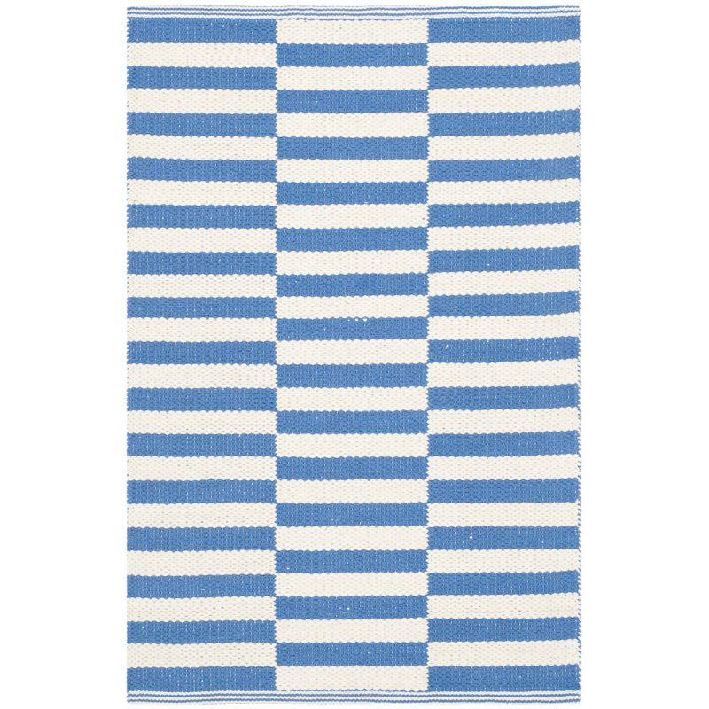 Tapis en coton tissé à la main Haq moule, Rectangle 2 pi 3 po x 3 pi 9 po