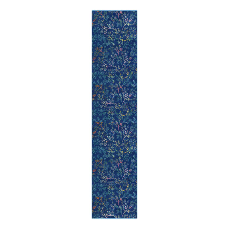 Antony Floral Indoor Rug, Runner 2'7" x 12'