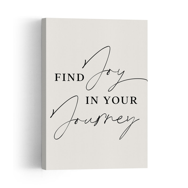 Find Joy Journey Abstract Contemporary Wall Art Print by KsanaKalpa - Wrapped Canvas Print, 45.72cm H x 30.48cm W