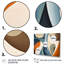 Visions symétriques bleues et orange - formes abstraites, art mural-1423936980-1423936978