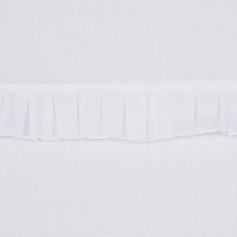 Dorothy Pleated Linen Fabric, Ivory