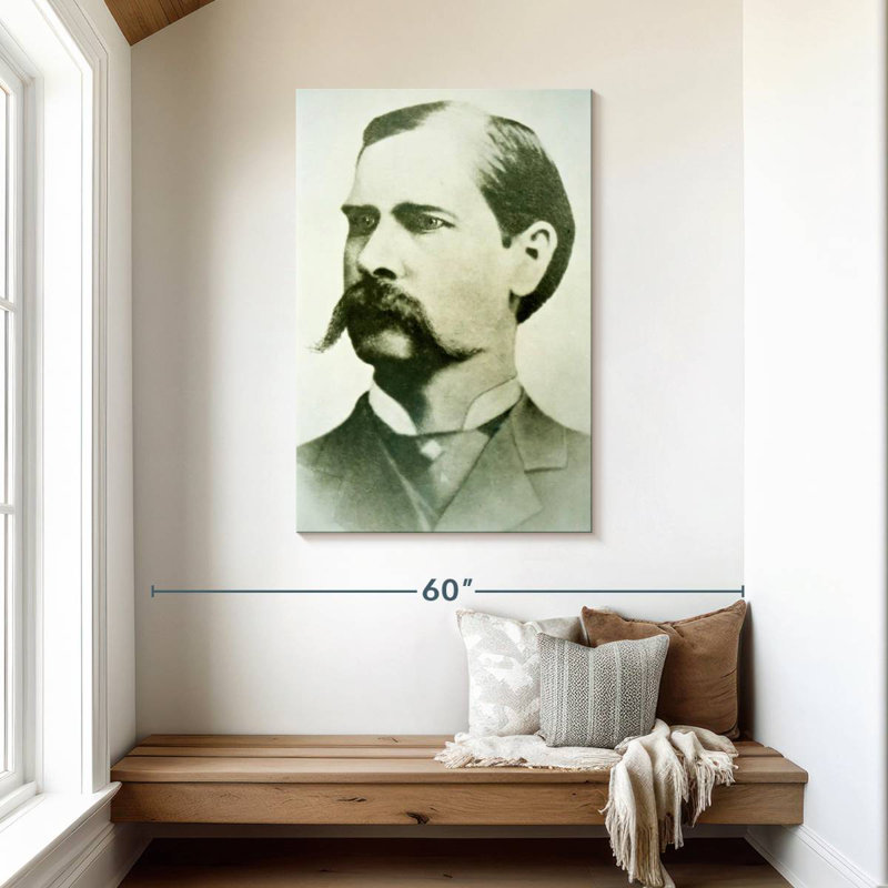 Lelar Wyatt Earp 1886, 45" H x 30" W