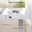 48'' W Adjustable Glass Electric Standing Desk with Drawer, USB Ports-1568416154