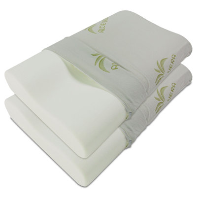 Pair of Orthocervical Memory Pillows Ortho Maxi