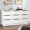 9-Drawer Dresser, 63"W Modern Chest of Drawers