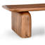 Chloe Solid Wood Sled Coffee Table-1453965481
