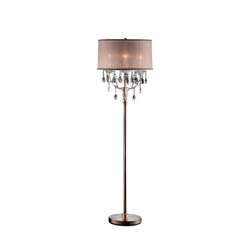 Derianna 62'' Silver Candelabra Floor Lamp