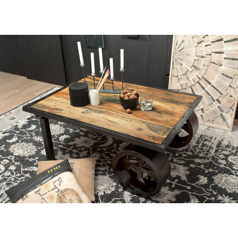 Railway Abstract Coffee Table, Natural
