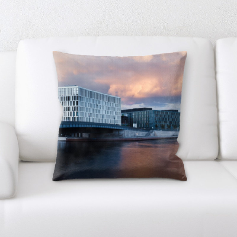 Microsuede Throw Pillow
