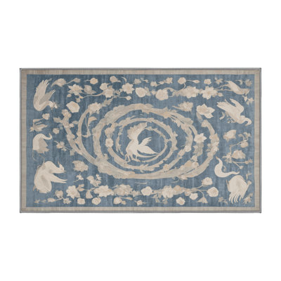Machine Washable Gray Area Rug