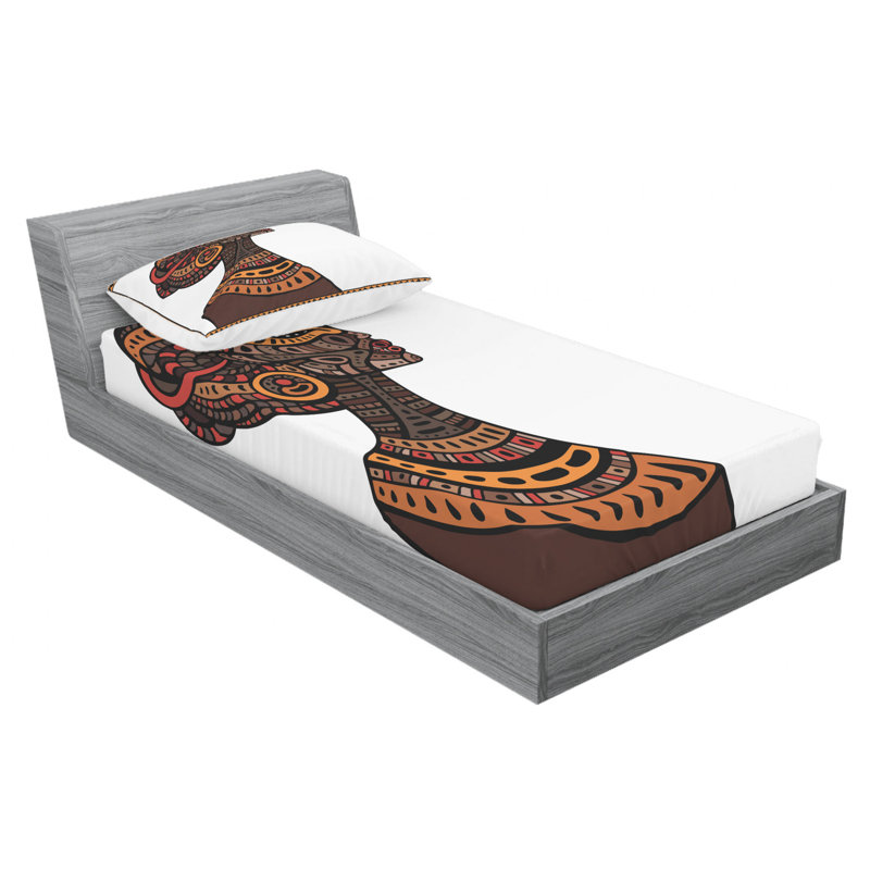 Microfiber Sheet Set, Twin Sheet Set with 1 Pillowcase