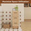 Armoire de rangement autoportante à 3 tiroirs, idéale pour les petits espaces et les espaces étroits
