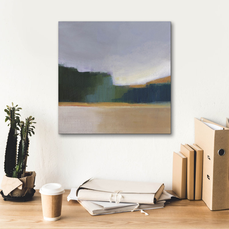  «Solitude 1» par Brittany Evans, art mural sur toile, 18 po x 18 po