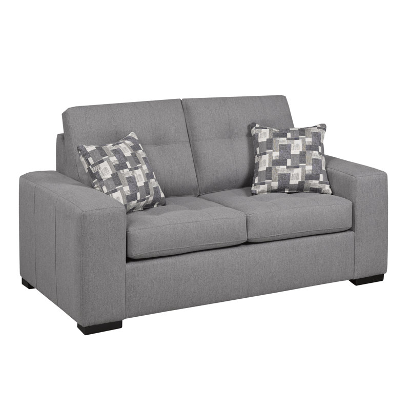 Ensemble de salon inclinable Madeira, Polyester argenté